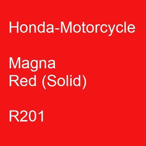 Honda-Motorcycle, Magna Red (Solid), R201.